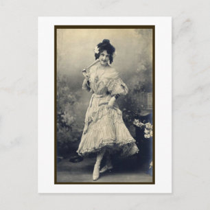 Cartão Postal Mostrar francês riso feminino