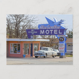 Cartão Postal Motel Blue Swallow, Tucumcari, Novo México