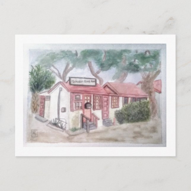 Cartão Postal Motel Topanga Ranch (Frente)