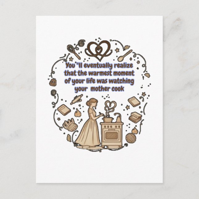 Cartão Postal motherhood postcard (Frente)