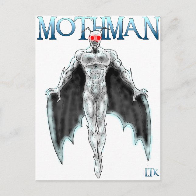 Cartão Postal Mothman (Frente)