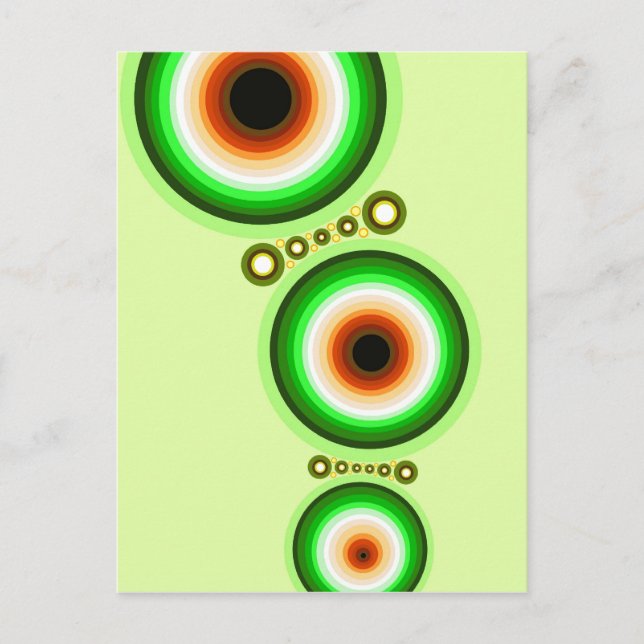 Cartão Postal Motif Círculo nº 124 Cartão-postal (Frente)