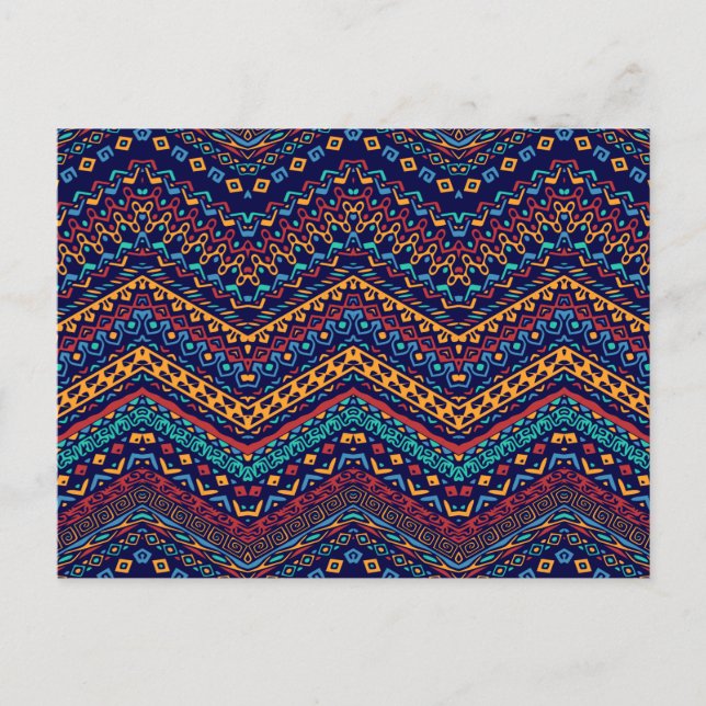 Cartão Postal Motifs Étnicos (Frente)