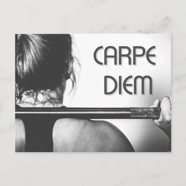 Cartão Postal Motivação da Malhação Gym Bodybuilding (Frente)