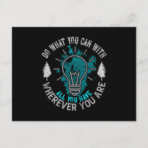 Cartão Postal Motivação - Faça o Que Você Pode