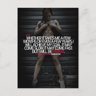 Cartão Postal Motivação no seu melhor