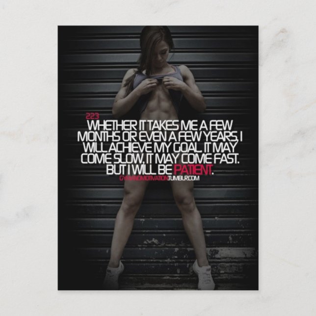 Cartão Postal Motivação no seu melhor (Frente)