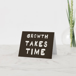 Cartão Postal Motivacional Inspirador de Crescimen