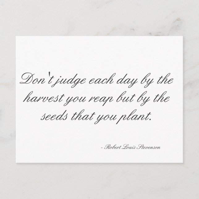 Cartão postal motivacional sobre a vida (Frente)