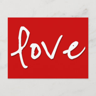Cartão postal motivado pelo amor