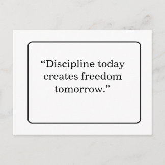 Cartão Postal Motivational Quote Postcard