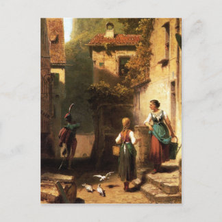 Cartão Postal Motivo Vintage - O Sargento - Spitzweg