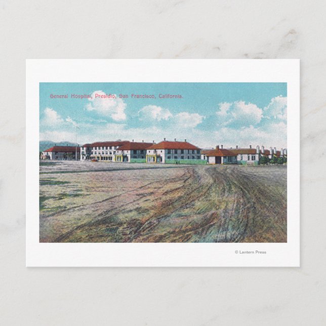 Cartão Postal Motivos de Vista do Hospital Geral, Presidio (Frente)