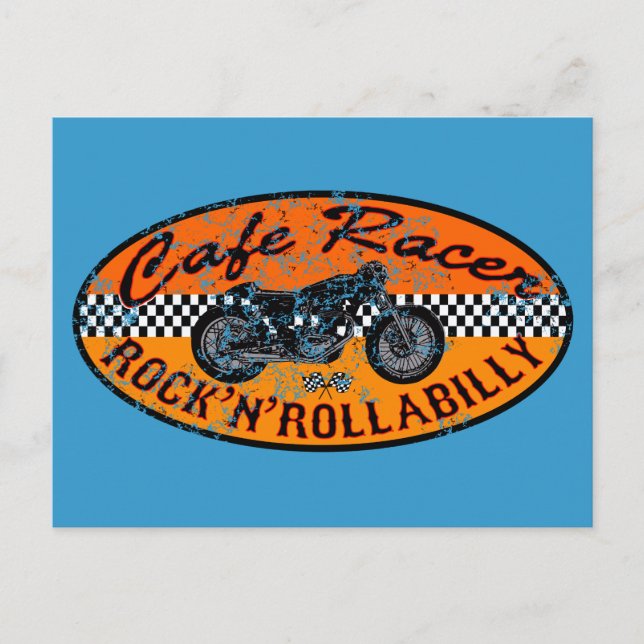 Cartão Postal Moto Rock (Frente)