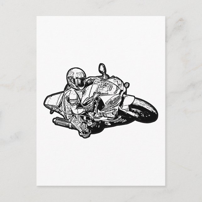 Cartão Postal Motocicleta (Frente)