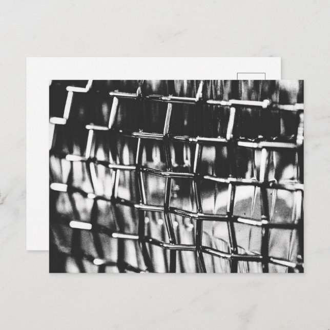 Cartão Postal Motocicleta Cobrir do farol da motocicleta Grille (Frente/Verso)