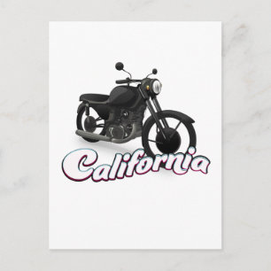 Cartão Postal Motocicleta da Califórnia