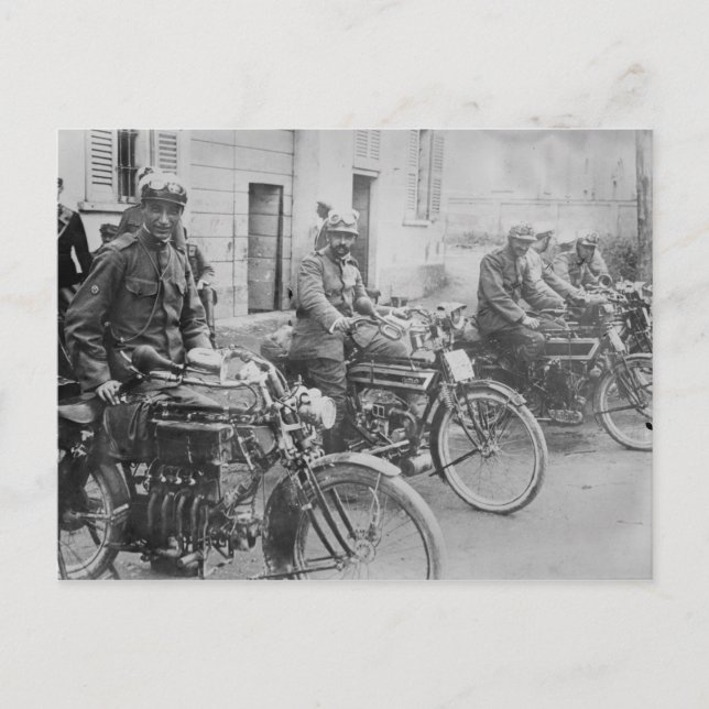 Cartão Postal Motocicleta italiana (Frente)