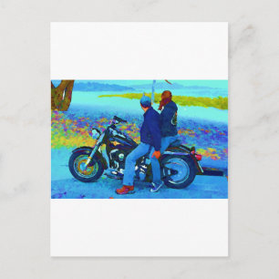 Cartão Postal Motocicletas no Beacg