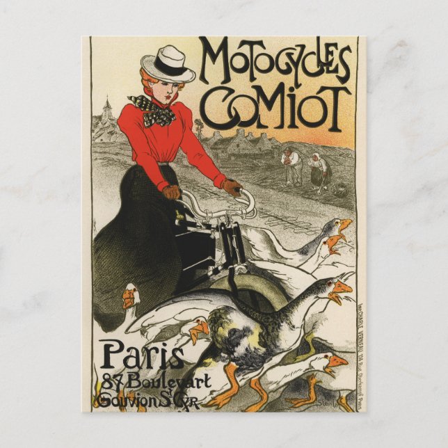 Cartão Postal Motociclos Comiot (Frente)