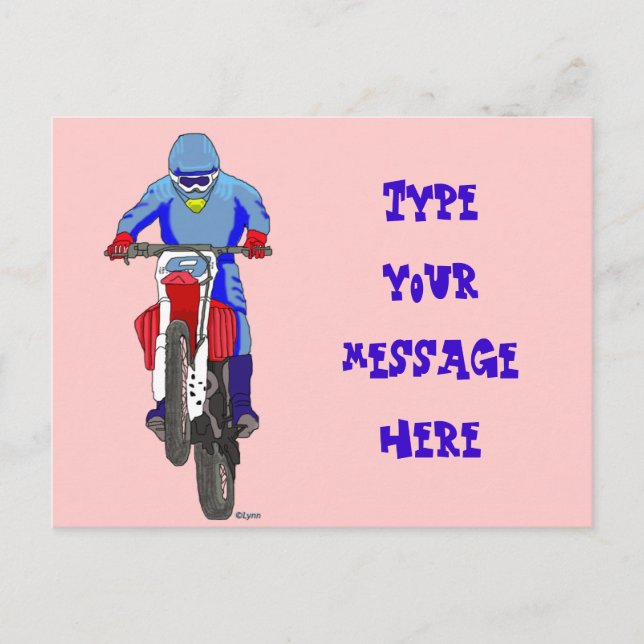 Cartão Postal Motocross 100 (Frente)