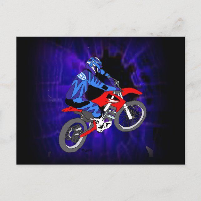 Cartão Postal Motocross 203 (Frente)