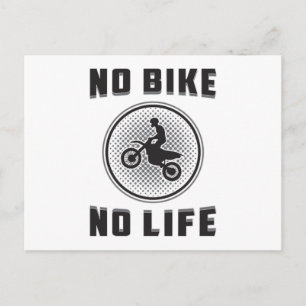 Cartão Postal Motocross Bike Motorcycle Biker Funny Gift Idea