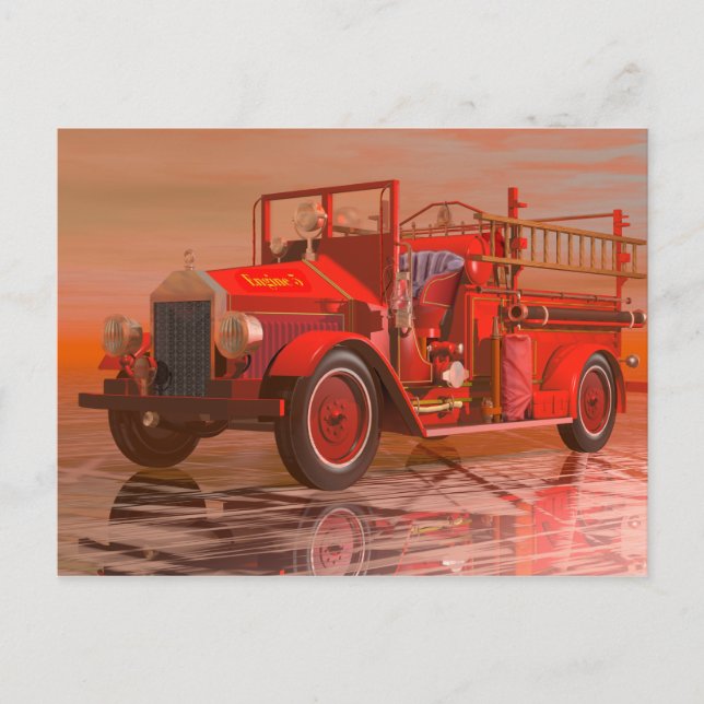 Cartão Postal Motor antirincêndio (Frente)
