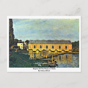 Cartão Postal Motor Da Bomba Em Marly Por Sisley Alfred