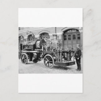 Cartão Postal Motor de Fogo alemão, início dos anos 1900
