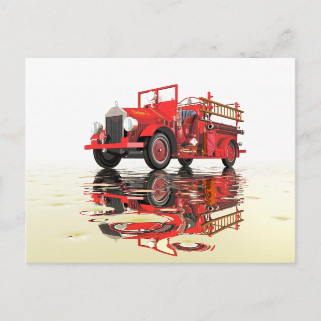 Cartão Postal Motor de Fogo Anterior (Frente)