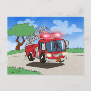 Cartão Postal Motor de Fogo de Cartografia