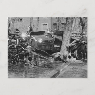 Cartão Postal Motor de Fogo Naufragado, 1922