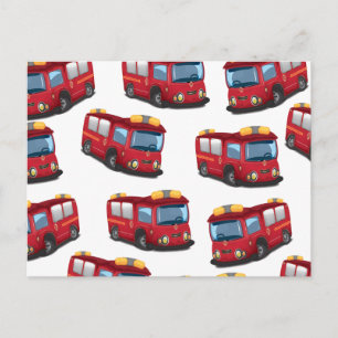Cartão Postal Motor de incêndio