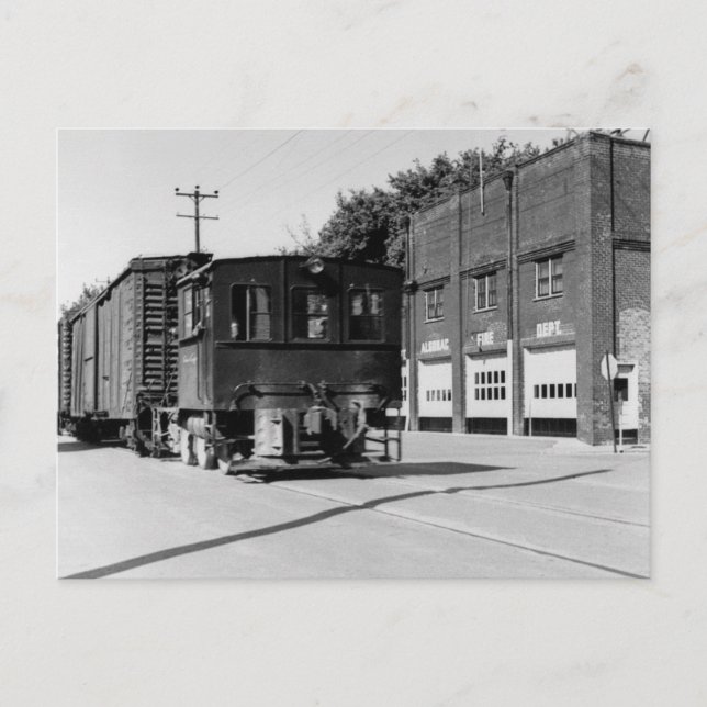 Cartão Postal Motor diesel em Algonac Michigan (Frente)