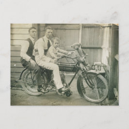 Cartão Postal Motorbike Boys