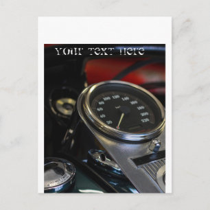 Cartão Postal Motorcicleta Biker Rider