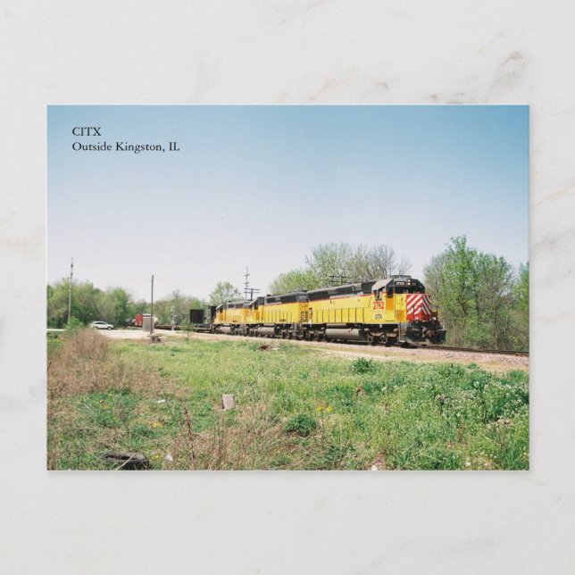 Cartão Postal Motores CITX em Primavera (Frente)