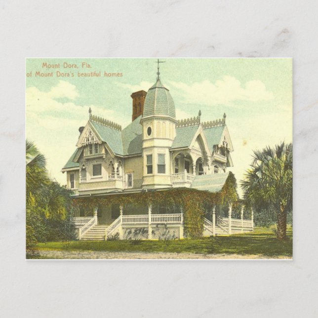CARTÃO POSTAL MOUNT DORA, FL - 1907 (Frente)