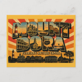 Cartão Postal Mount Dora Florida Capital de Antiguidades Arte Vi