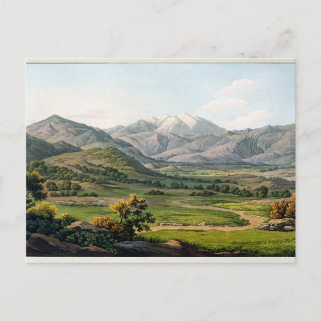 Cartão Postal Mount Olympus, as seen between Larissa and Baba, p (Frente)