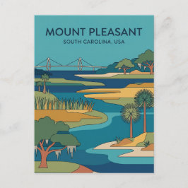 Cartão Postal Mount Pleasant, Carolina do Sul, EUA EUA