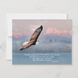 Cartão Postal Mount Up With Wings Like Eagles Fine Art Blank