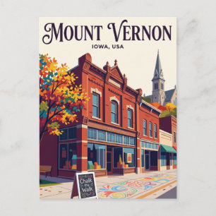 Cartão Postal Mount Vernon EUA