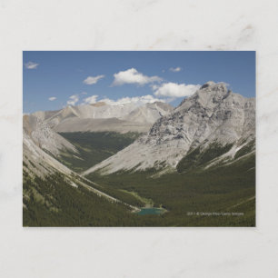 Cartão Postal Mountain Lake In A Valley With Blue Sky