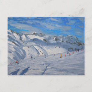 Cartão Postal Mountain Tops Tignes 2009
