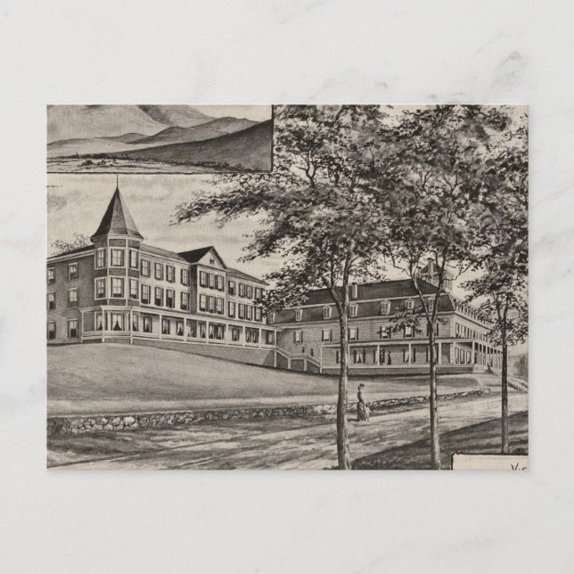 Cartão Postal Mountain View House, Whitefield, NH (Frente)