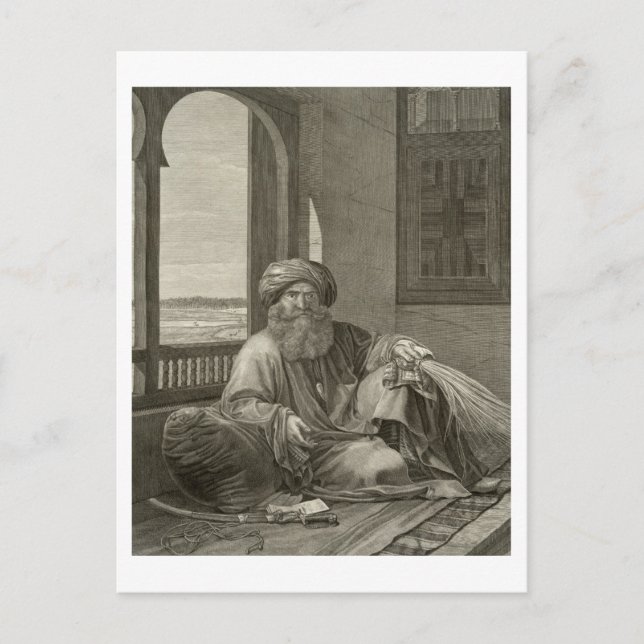 Cartão Postal Mourad Bey, do Volume II Figurinos e Retratos (Frente)