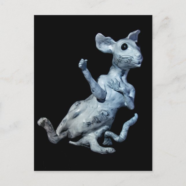 Cartão Postal Mouse escocês. (Frente)