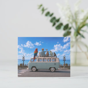 Cartão Postal Mouse Pad Viagem pela Estrada Costeira do Menino S